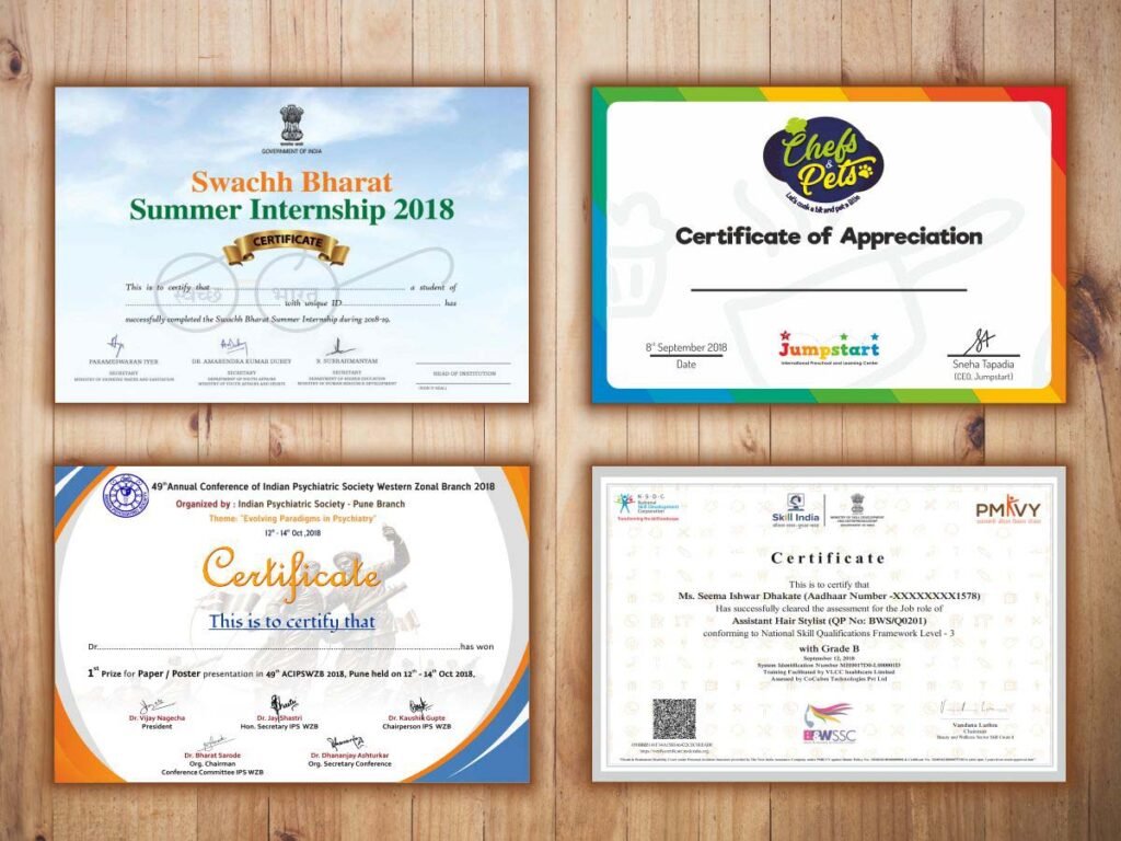 Certificate Printing Birkenhead