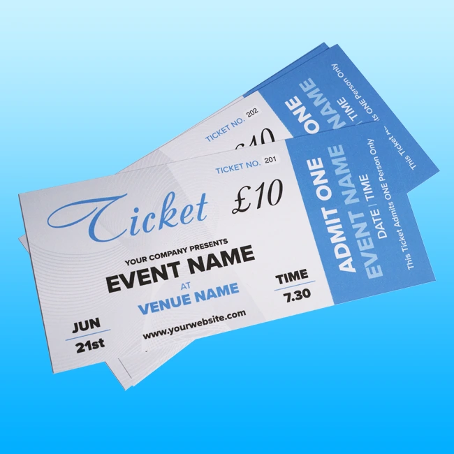 Tickets Printing Birkenhead
