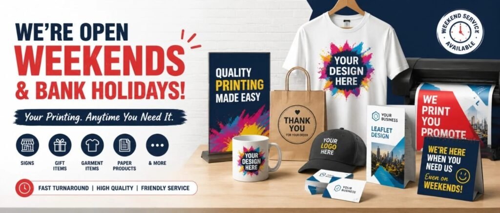 Weekend Printing Service Birkenhead